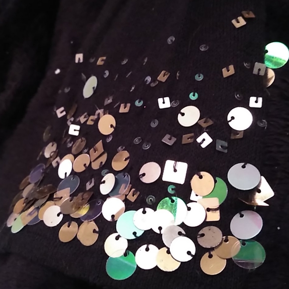 San Joy cotton sweater w/sequins - Picture 5 of 7